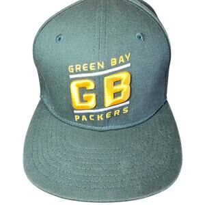 Gren Bay Packers NFL Team Apparel Youth Snapback Cap Green Yellow